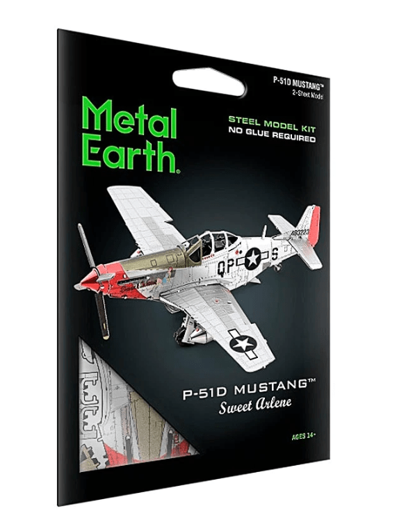 P-51D Mustang - Puzzle 3D Metal1