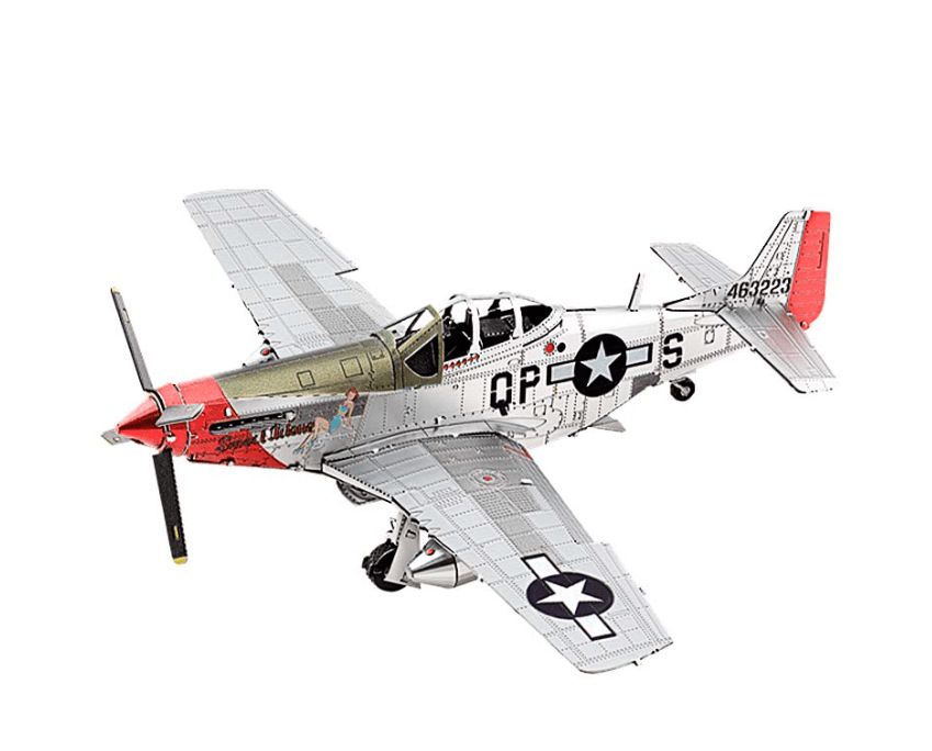 P-51D Mustang - Puzzle 3D Metal2
