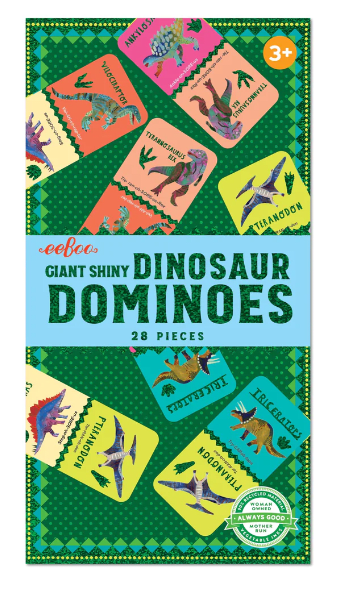 Dominó Brillante Gigante de Dinosaurios1