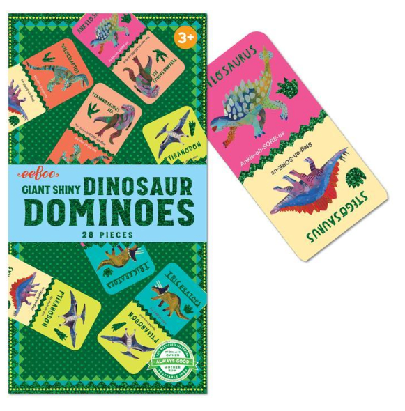 Dominó Brillante Gigante de Dinosaurios2