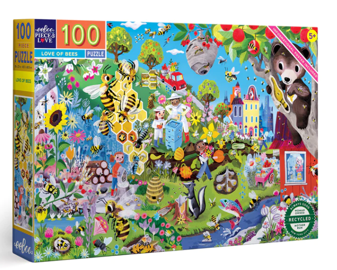Eeboo: Love of bees (100 pcs)1