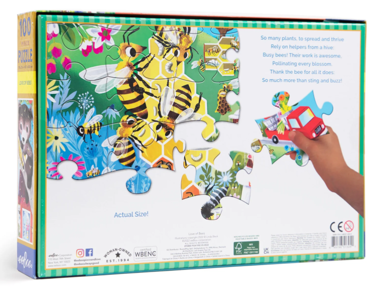 Eeboo: Love of bees (100 pcs)2