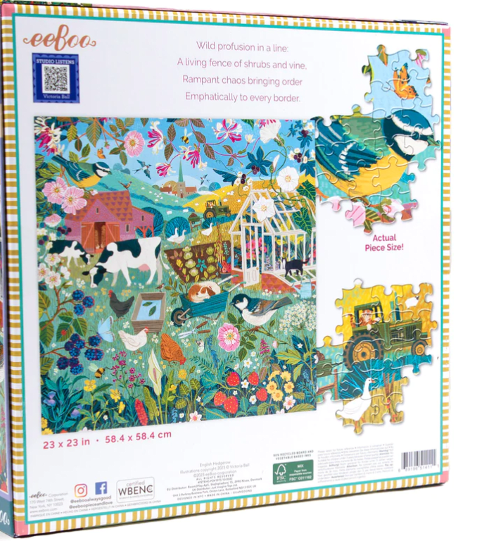 Eeboo: English Hedgerow (1000 pcs)2