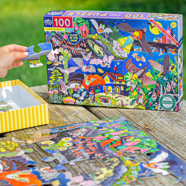 Eeboo: Love of Bats (100 pcs)2