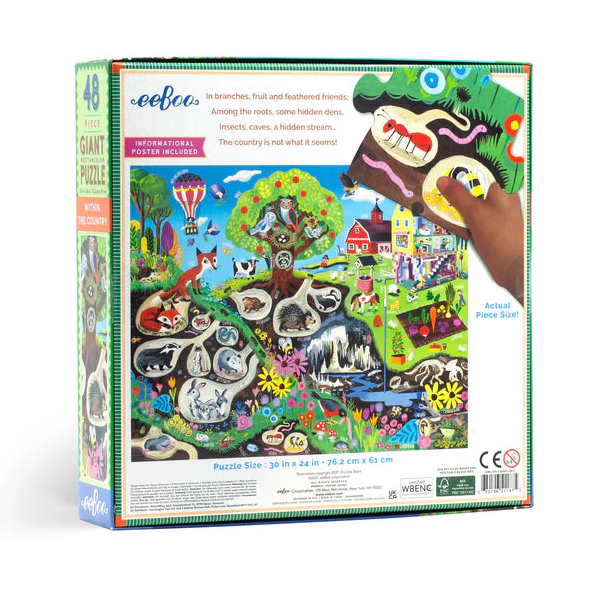 Eeboo: Within the Country (48 pcs)2