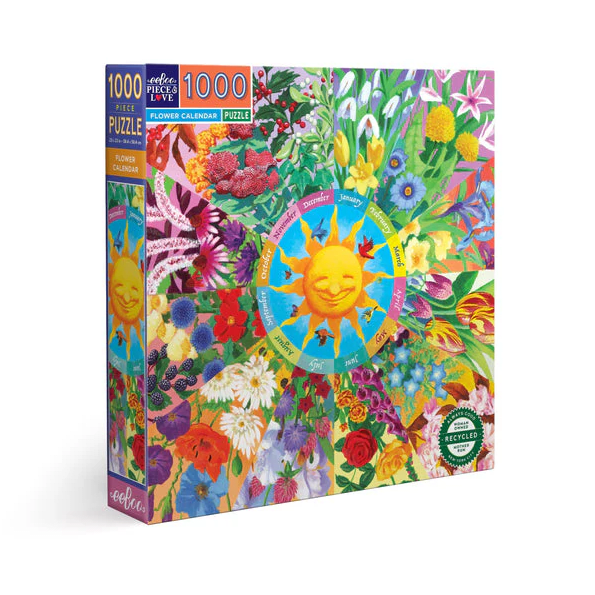 Eeboo: Flower Calendar (1000 pcs)1