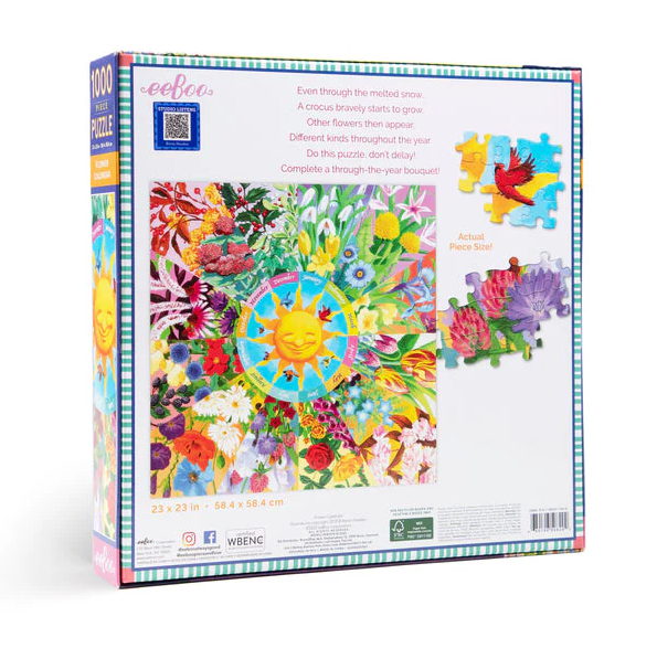 Eeboo: Flower Calendar (1000 pcs)2