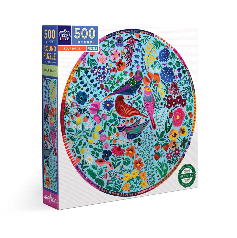 Eeboo: Four Birds (500 pcs)1