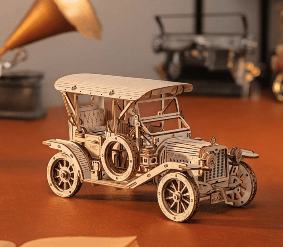 Vintage Car - Armable de madera2
