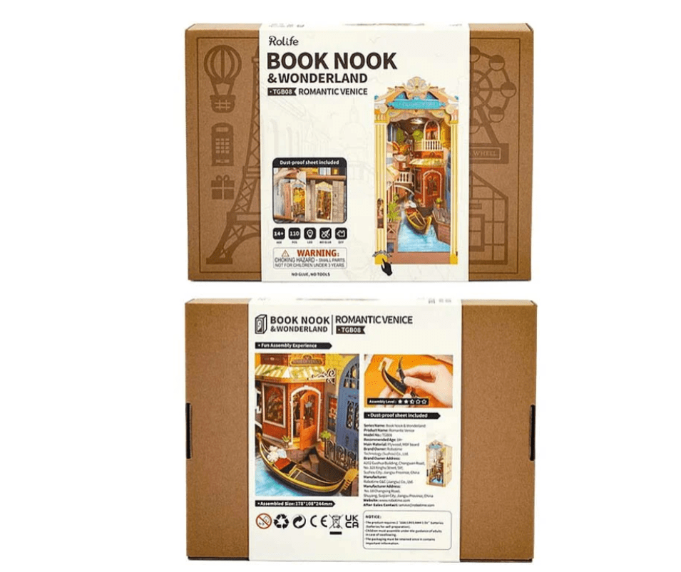 Romantic Venice - Separador de Libros2