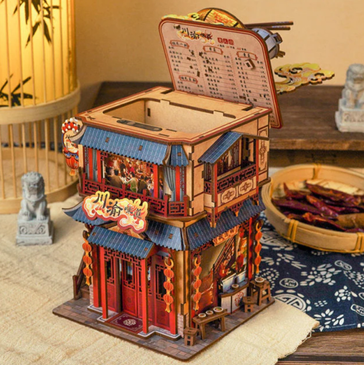 Desk Bin A Bite of Sichuan Papelero Automático2