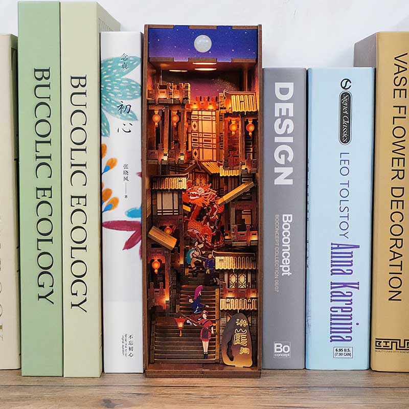 Lights in Chongqing - Separador de libros3