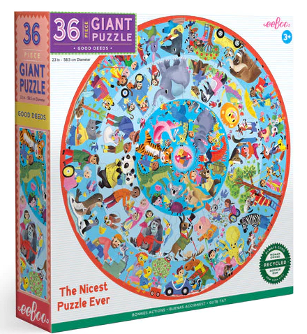 Eeboo Giant Puzzle: Good deeds (36 pcs)1