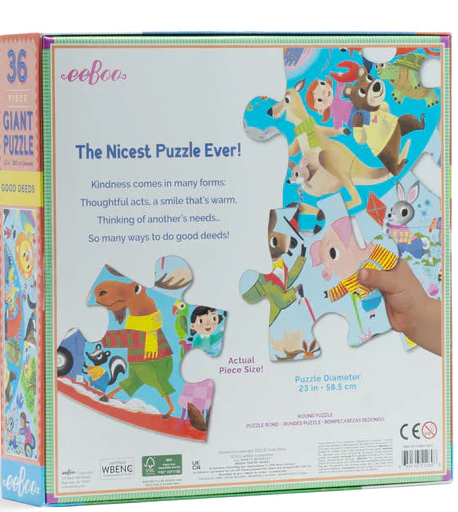 Eeboo Giant Puzzle: Good deeds (36 pcs)3