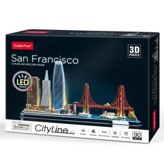 LED City Line San Francisco - Puzzle 3D1