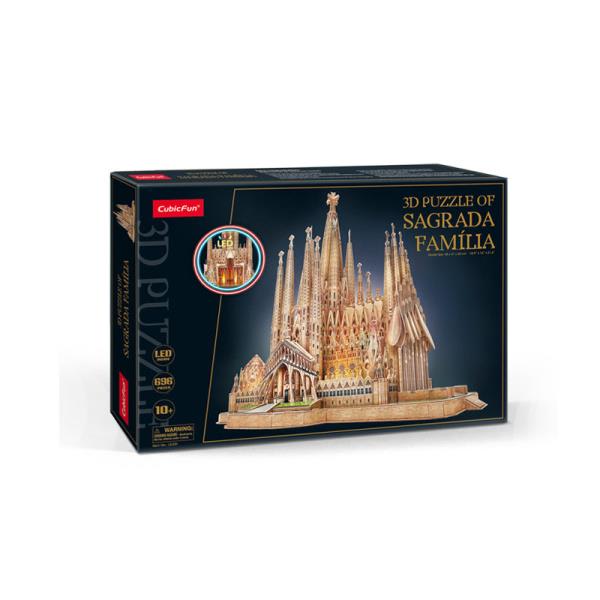 Sagrada Familia Deluxe LED - Puzzle 3D1