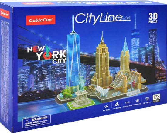 City Line New York City - Puzzle 3D1