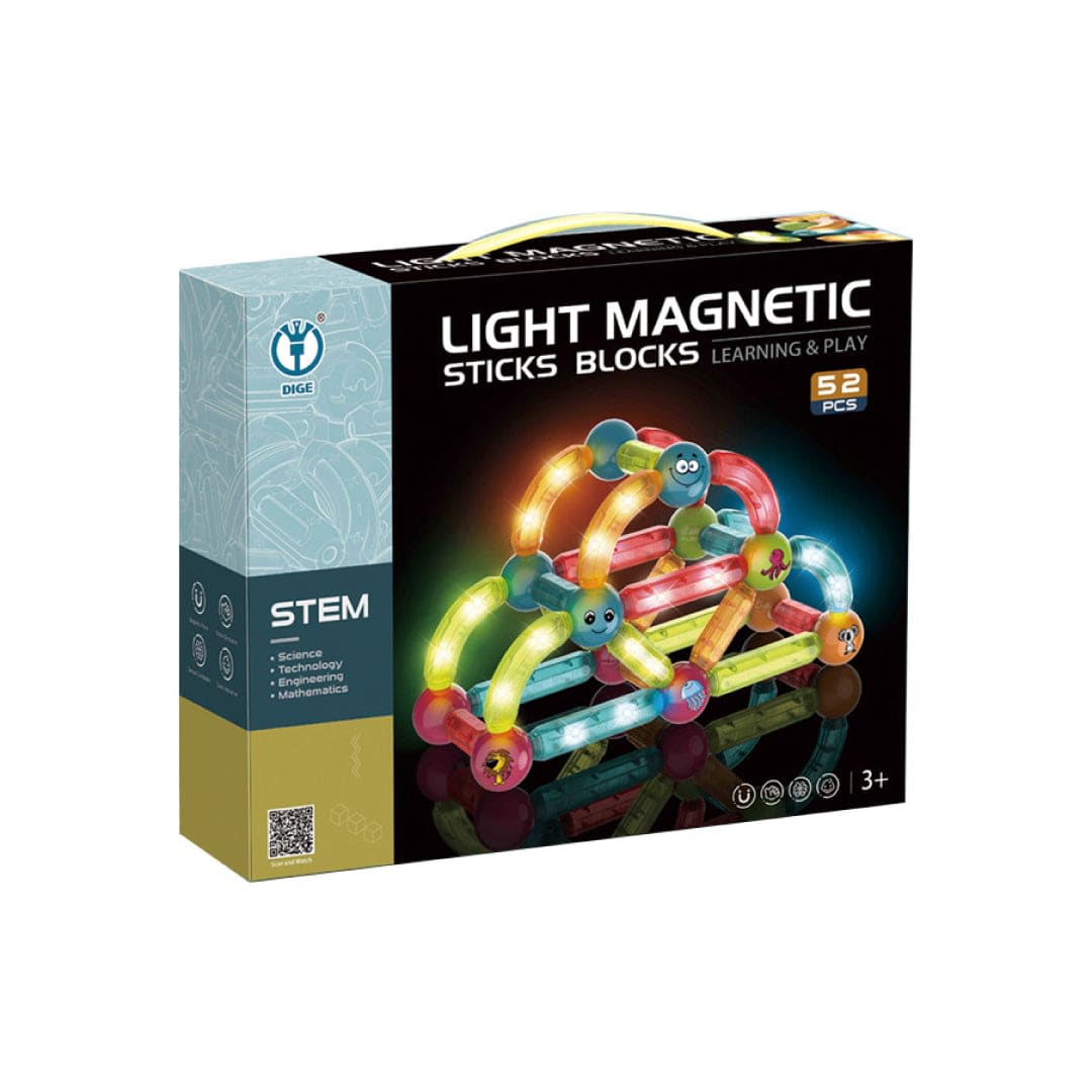 Sticks Magnéticos con Iluminación (52 piezas)1