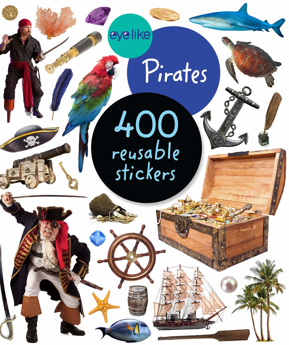 Libro Eyelike Stickers: Piratas1