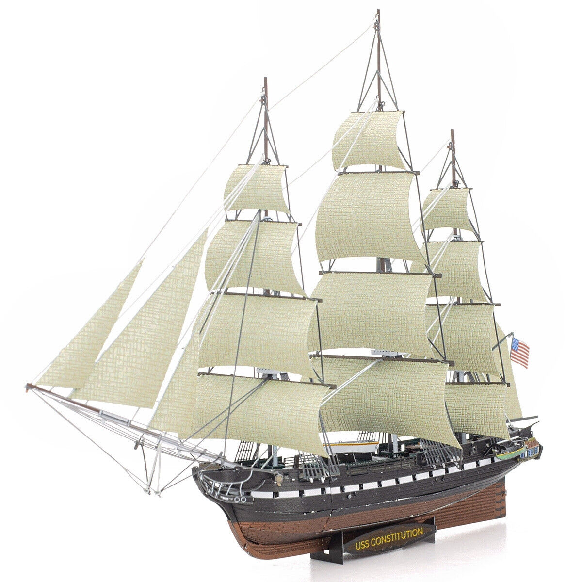 USS Constitution - Puzzle 3D Metal1
