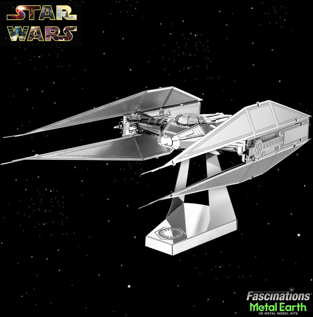 Kylo Ren's Tie Silencer - Puzzle 3D Metal1