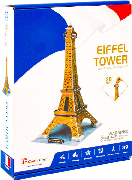 Torre Eiffel Mediano - Puzzle 3D1