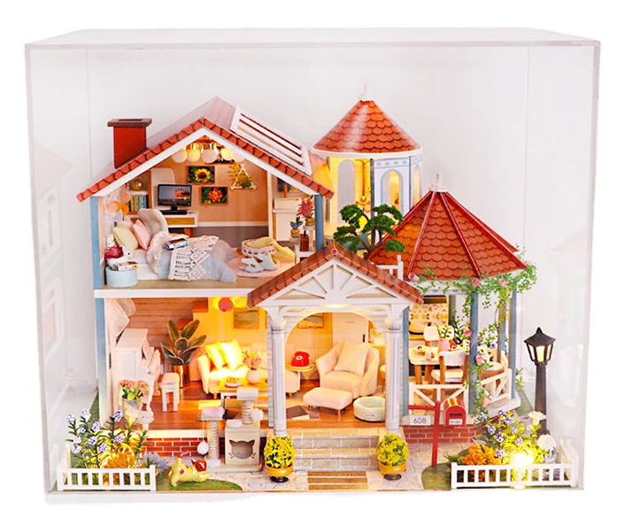 Coloured Glaze Time - Casita Miniatura1