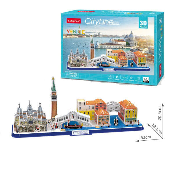 City Line Venice - Puzzle 3D1