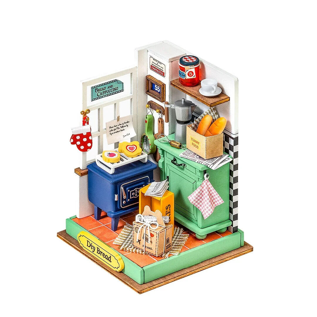 Afternoon Baking Time - Casita Miniatura Armable1