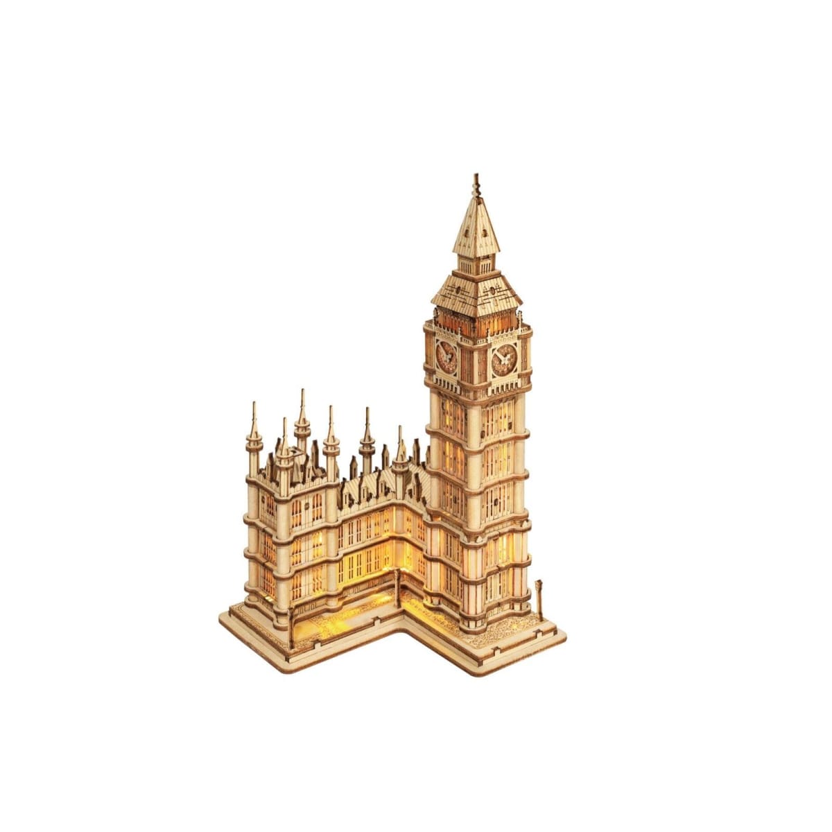 Big Ben - Puzzle 3D Madera LED2