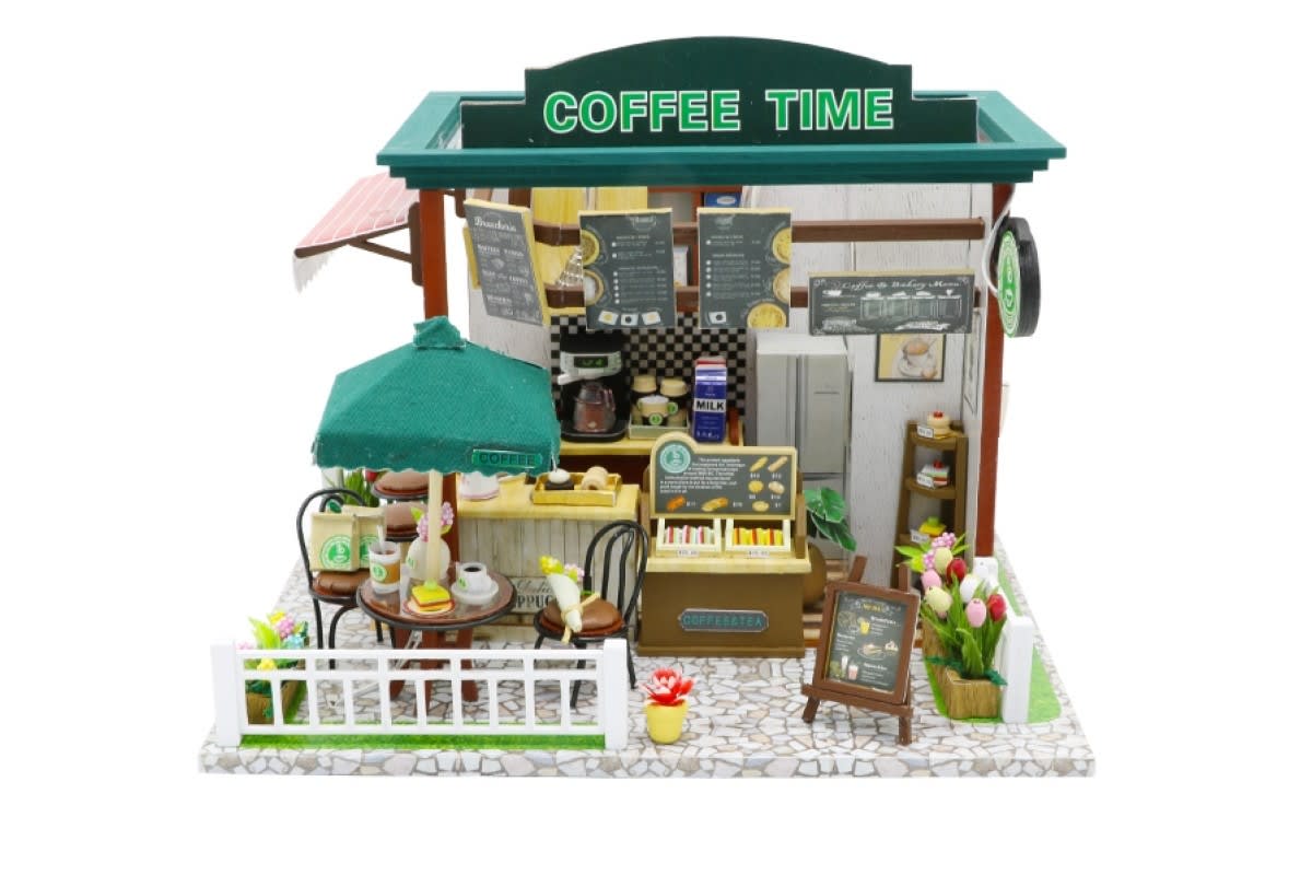 Cafeteria Coffee Time - Casita Miniatura1