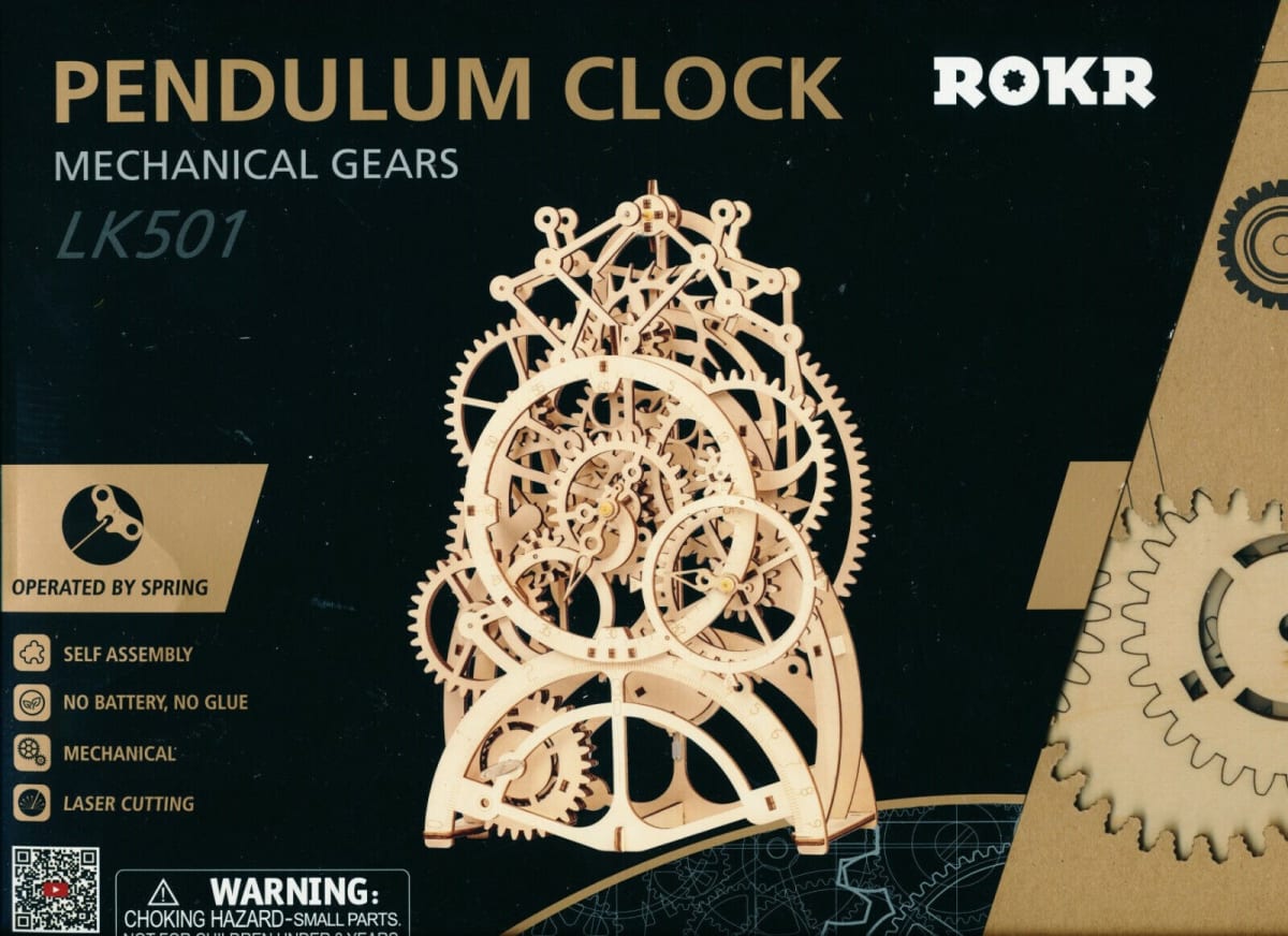 Reloj de Péndulo - Puzzle 3D Madera1