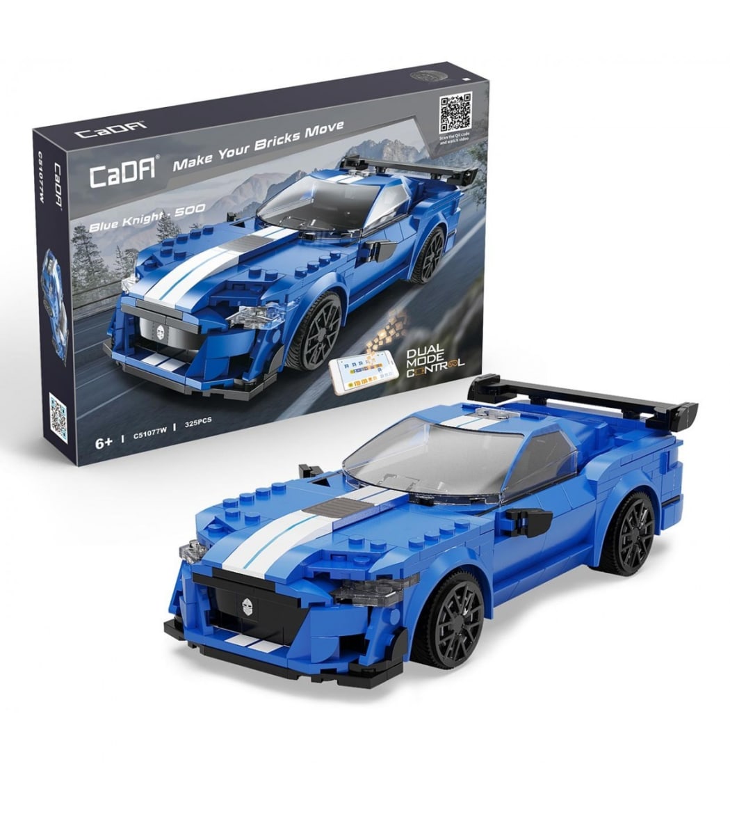 Auto Deportivo Armable Blue Knight Radiocontrol Dual1