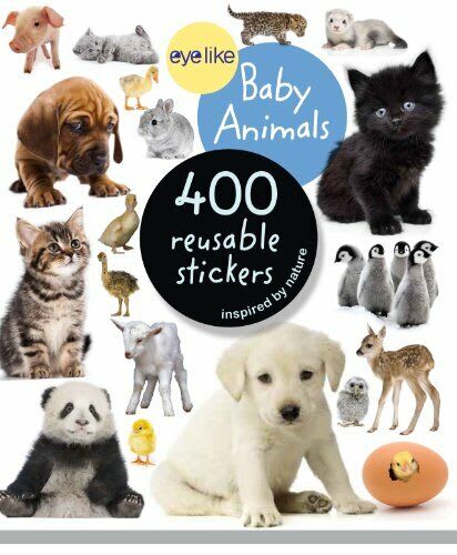 Libro Eyelike Stickers: Animales Bebés1