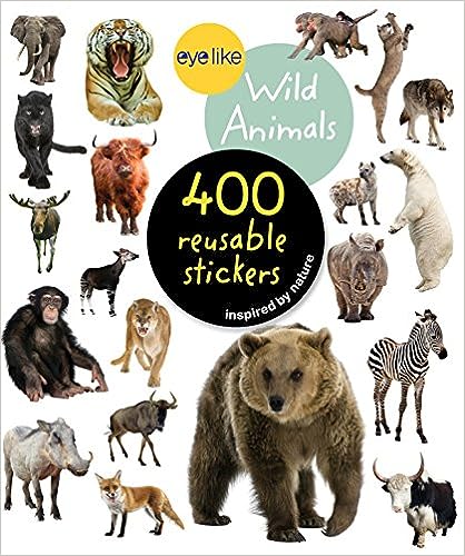 Libro Eyelike Stickers: Animales Salvajes1