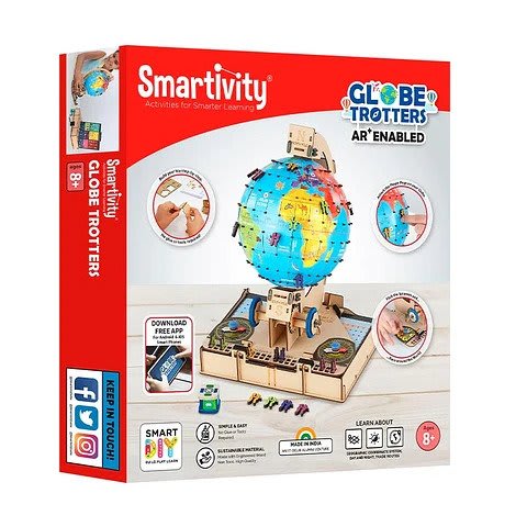 Globo Terraqueo Educativo Armable1