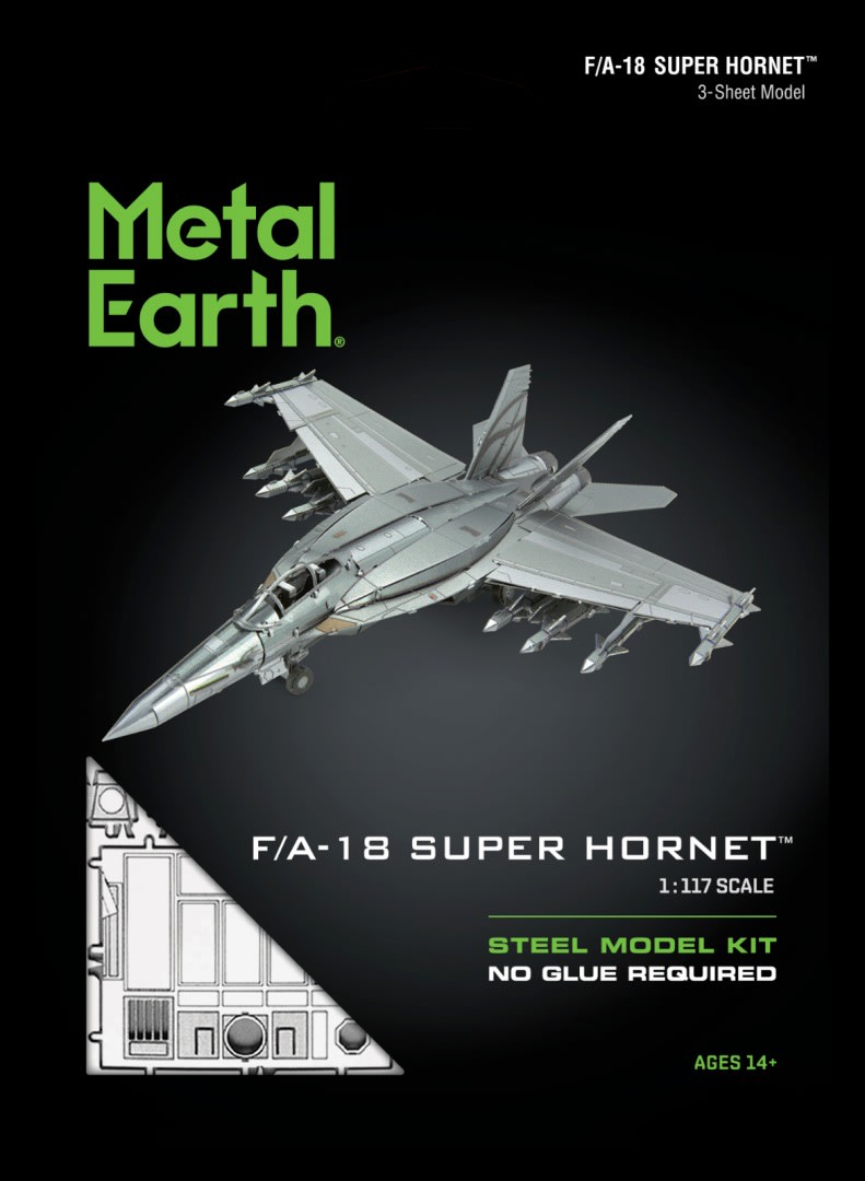 F/A 18 Super Hornet - Puzzle 3D Metal1