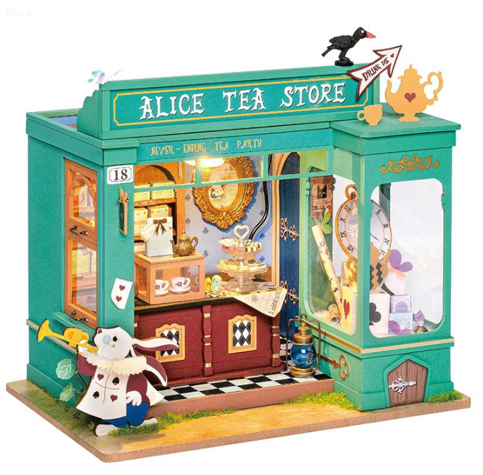 Alice's Tea Store - Casita Miniatura1