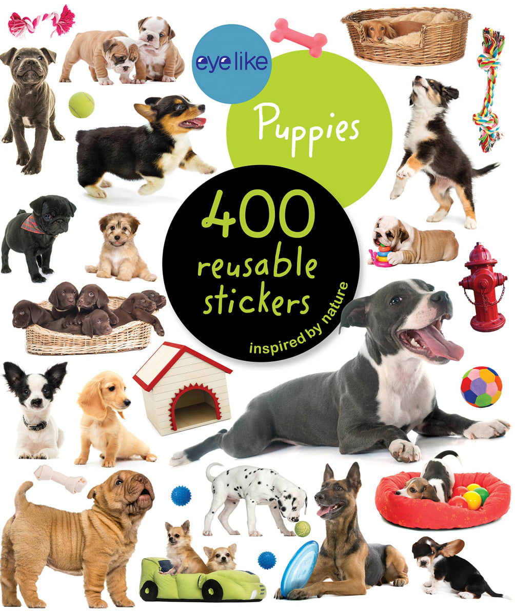 Libro Eyelike Stickers: Puppies1