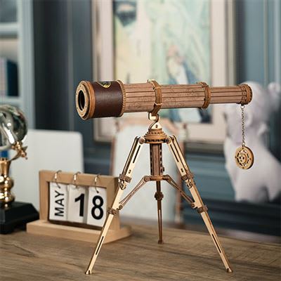 Telescopio de madera - Puzzle 3D1