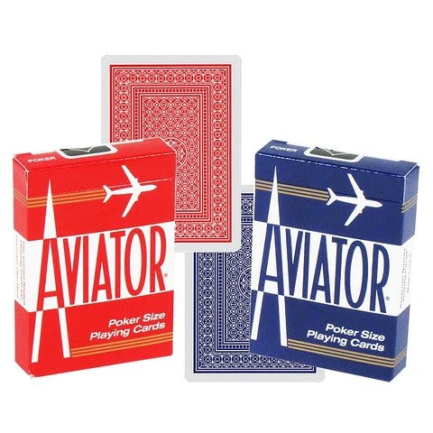 Naipe - Bicycle - Aviator Standard Red1