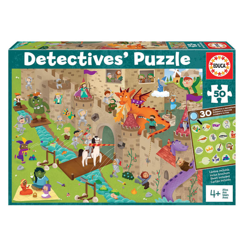 Educa: Puzzle de observación, Castillo - Puzzle 2D1
