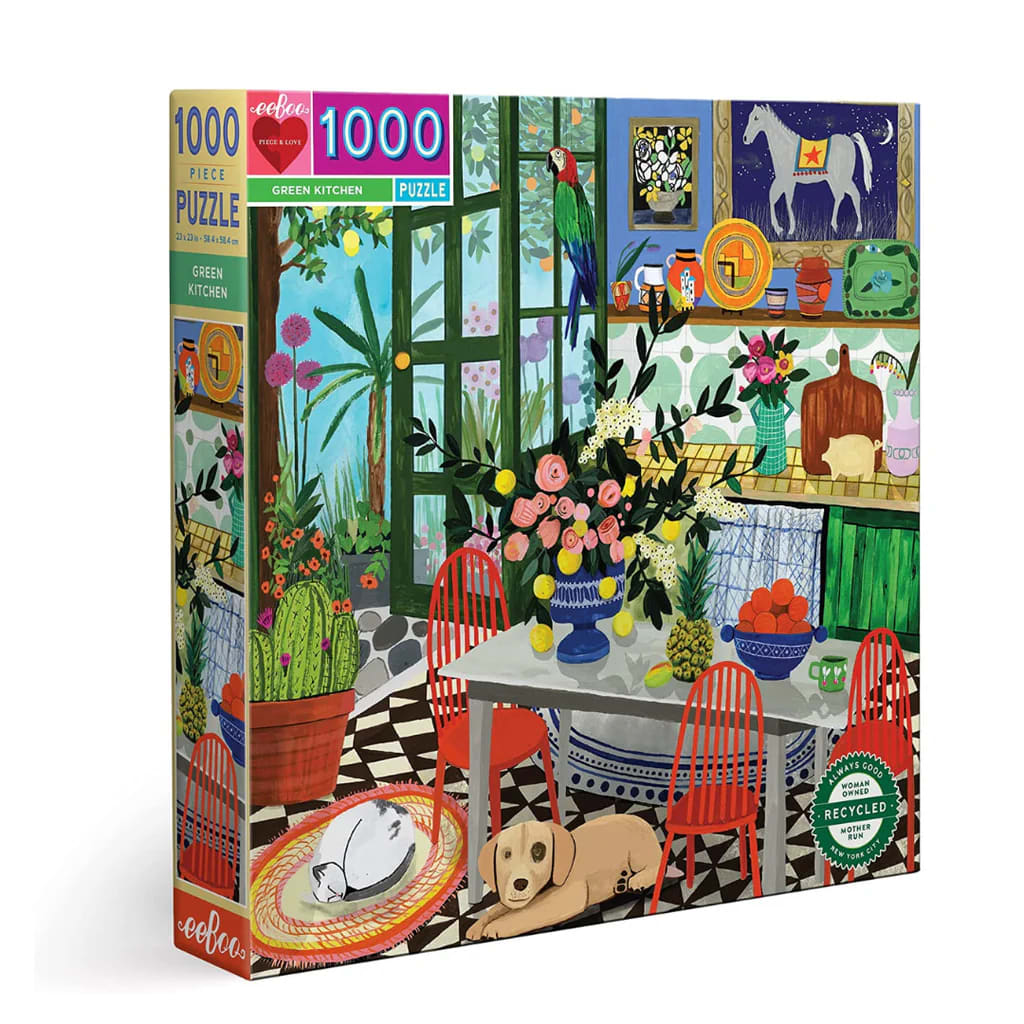 Eeboo: Green Kitchen (1000 pcs)1
