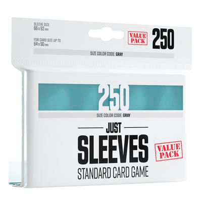 JUST SLEEVES VALUE PACK CLEAR (250)1