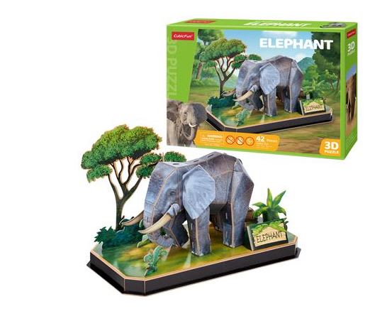 Elefante - Puzzle 3D (42 pcs)1