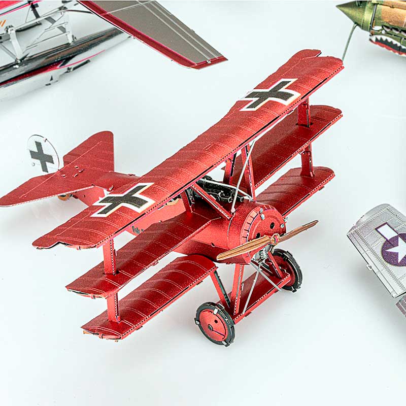 Fokker Dr.1 Triplane - Puzzle 3D Metal3