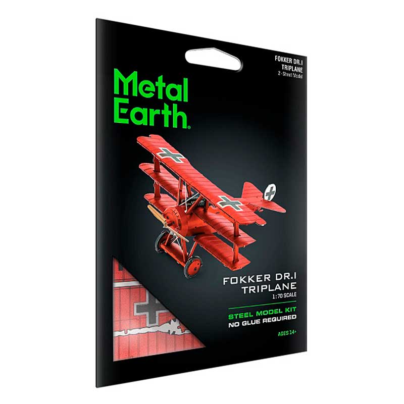 Fokker Dr.1 Triplane - Puzzle 3D Metal1