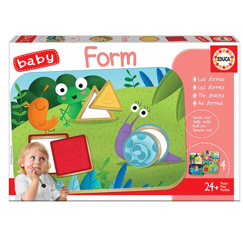 Educa: Diferencia e identifica las formas - Puzzle 2D1