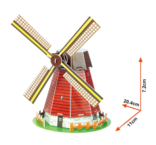 Molino Holandés - Puzzle 3D1
