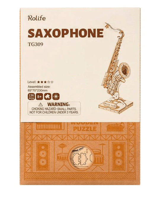 Saxofón - Puzzle 3D2